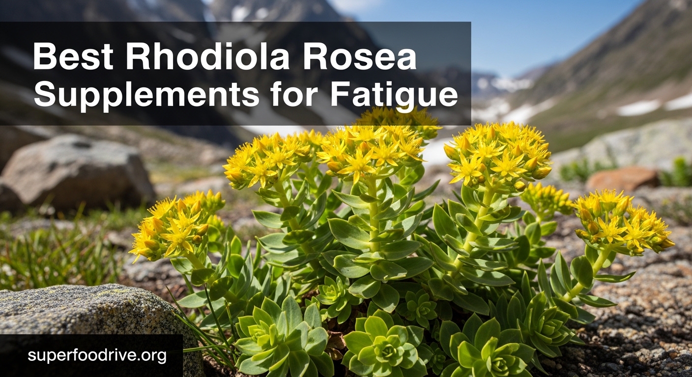 Best Rhodiola Rosea Supplements for Fatigue