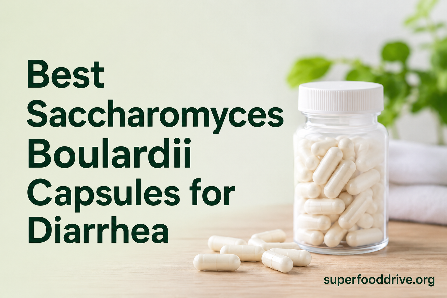 Best Saccharomyces Boulardii Capsules for Diarrhea