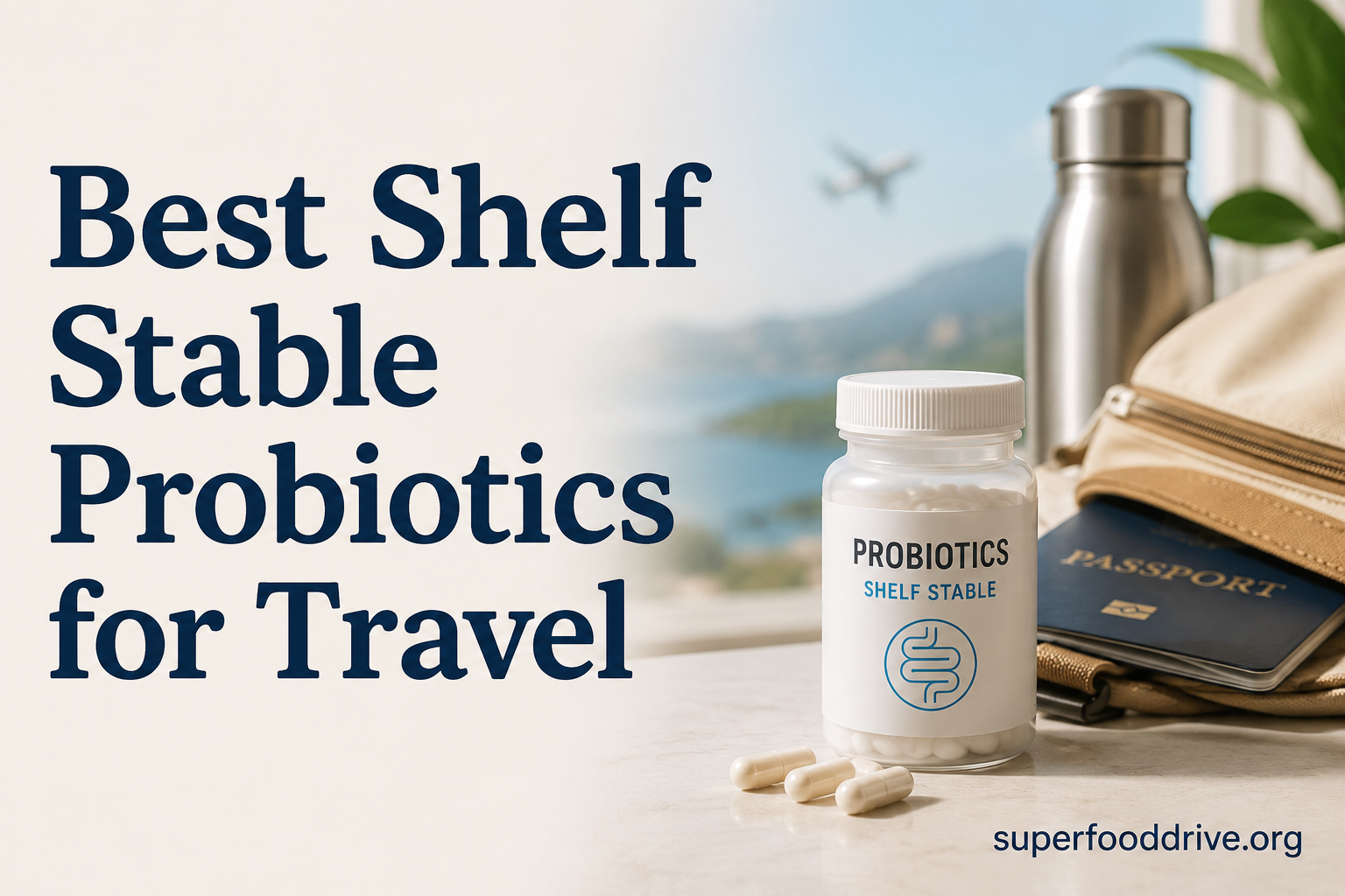 Best Shelf Stable Probiotics for Travel