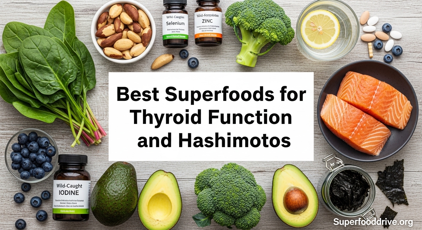 Best Superfoods for Thyroid Function and Hashimotos