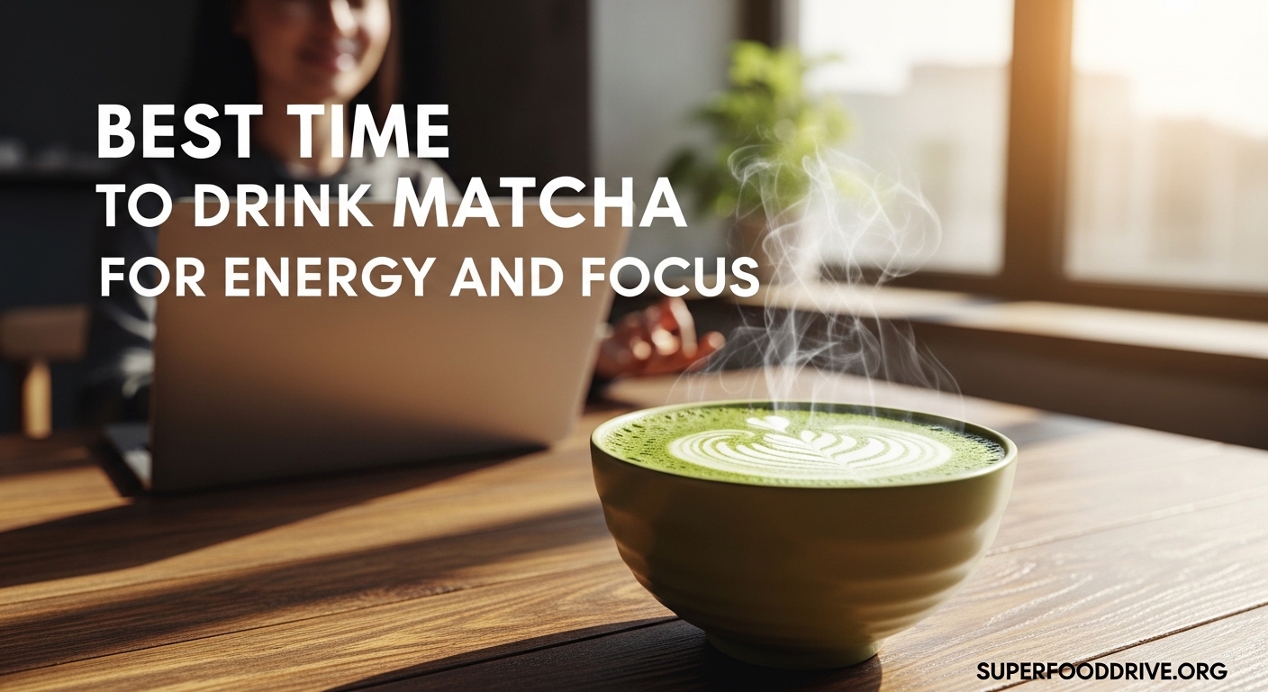 Best Time to Drink Matcha for Energy and Focus