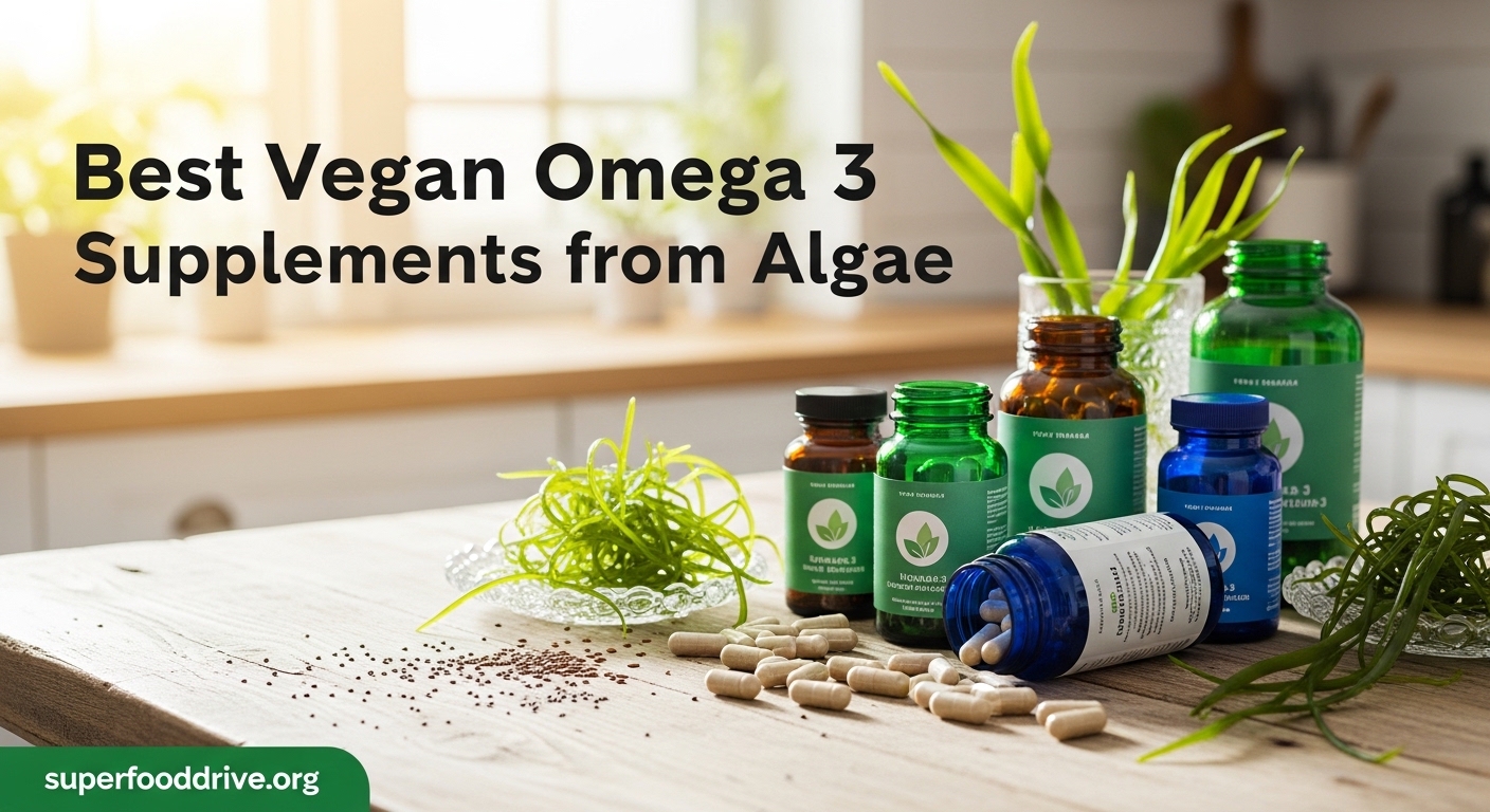 Best Vegan Omega 3 Supplements from Algae