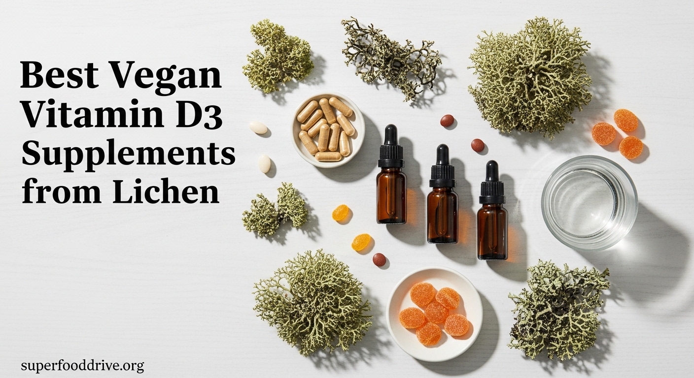 Best Vegan Vitamin D3 Supplements from Lichen