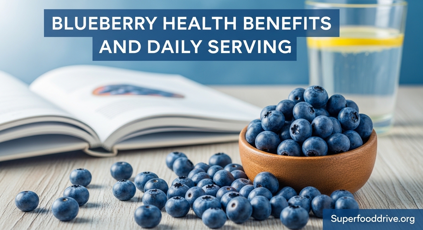 Blueberry Health Benefits and Daily Serving
