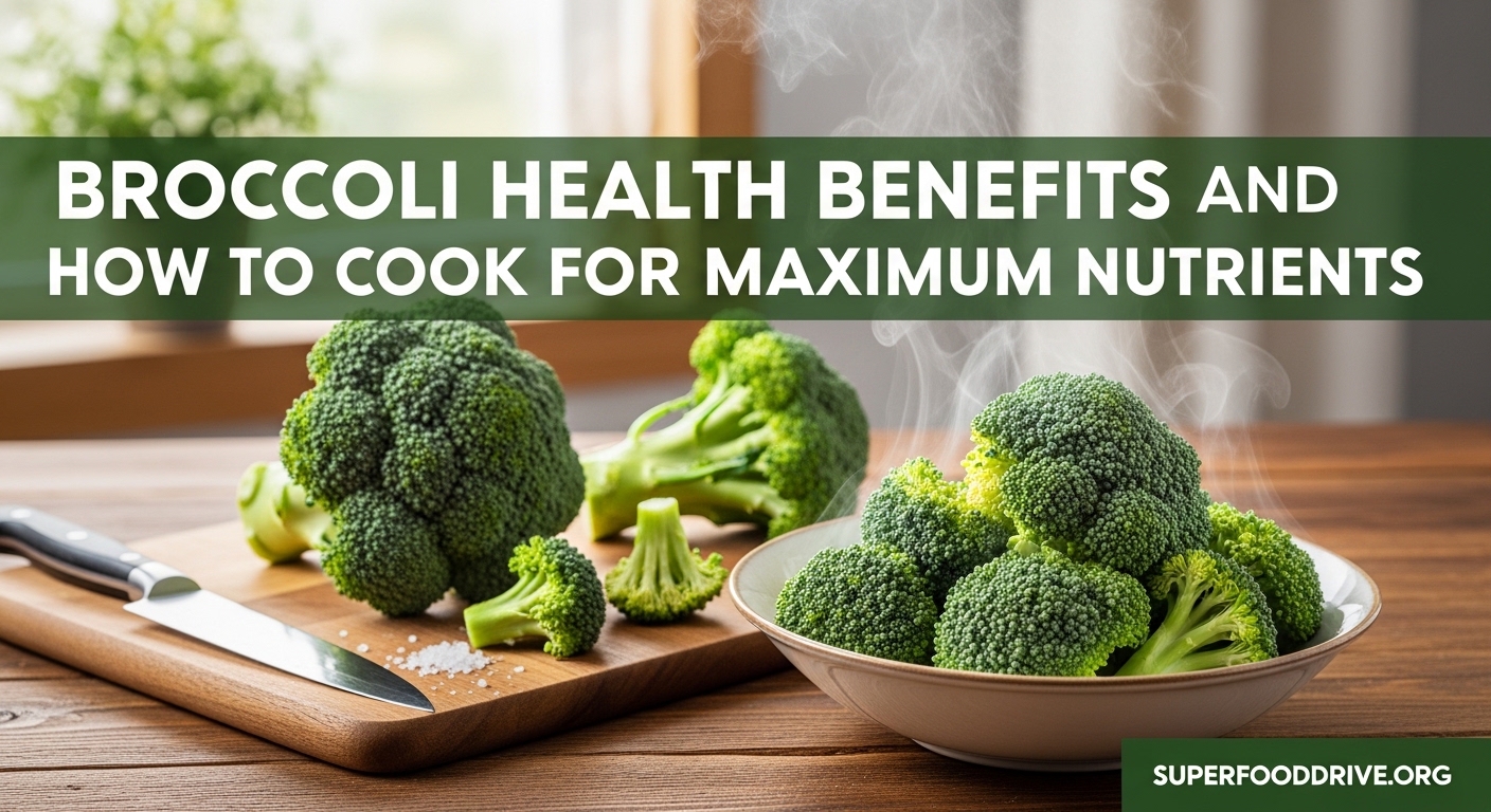 Broccoli Health Benefits and How to Cook for Maximum Nutrients