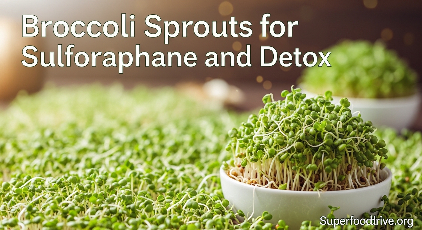 Broccoli Sprouts for Sulforaphane and Detox