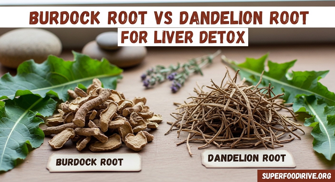 Burdock Root vs Dandelion Root for Liver Detox