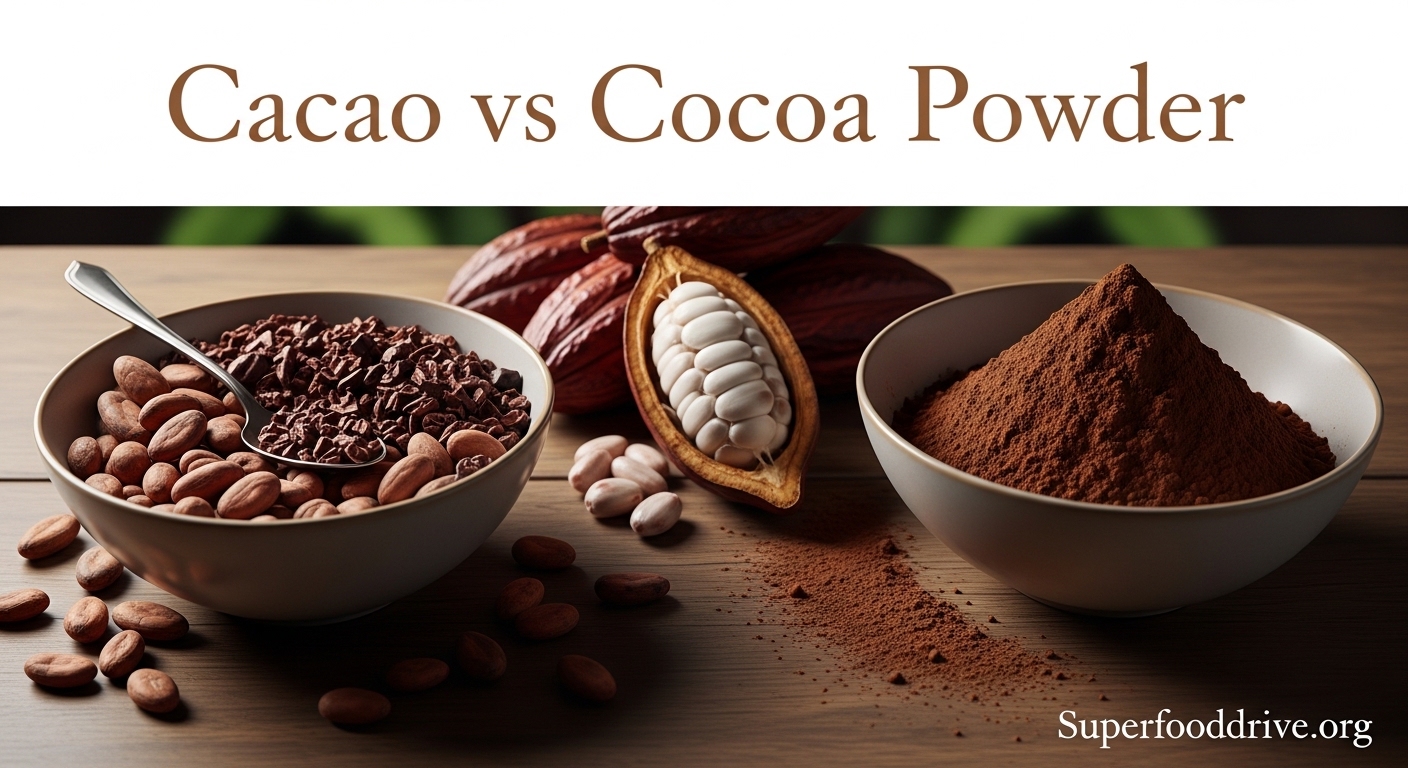 Cacao vs Cocoa Powder
