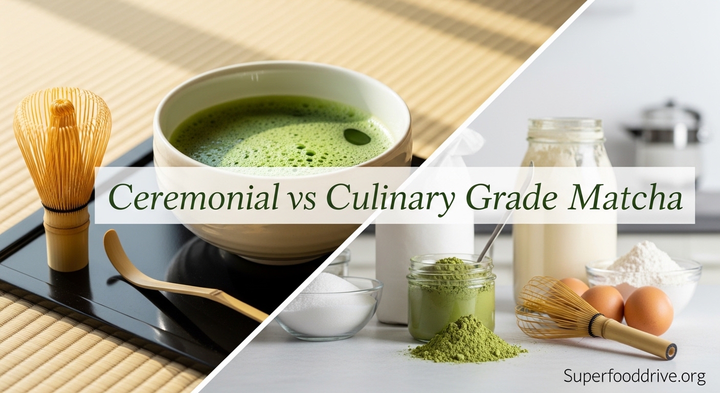 Ceremonial vs Culinary Grade Matcha