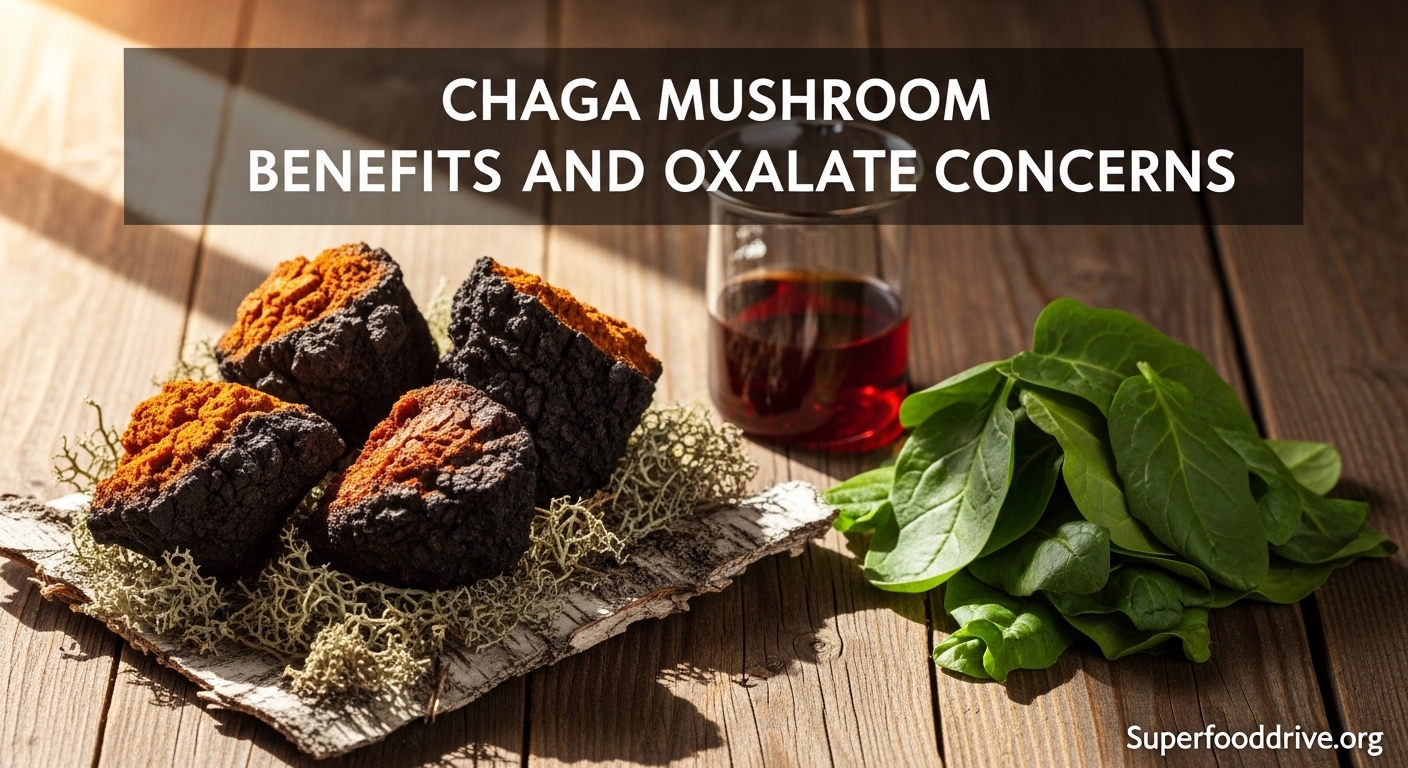 Chaga Mushroom Benefits and Oxalate Concerns