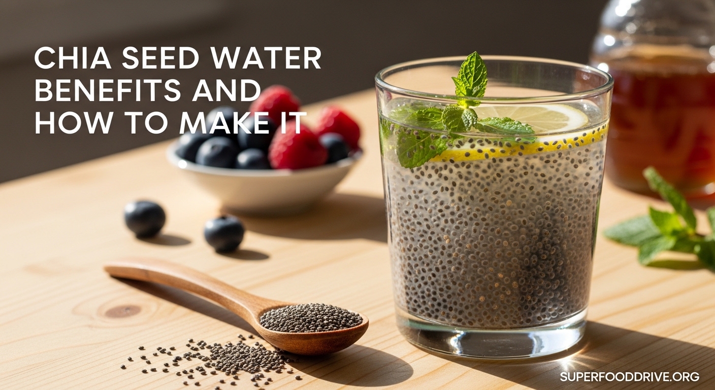 Chia Seed Water Benefits and How to Make It