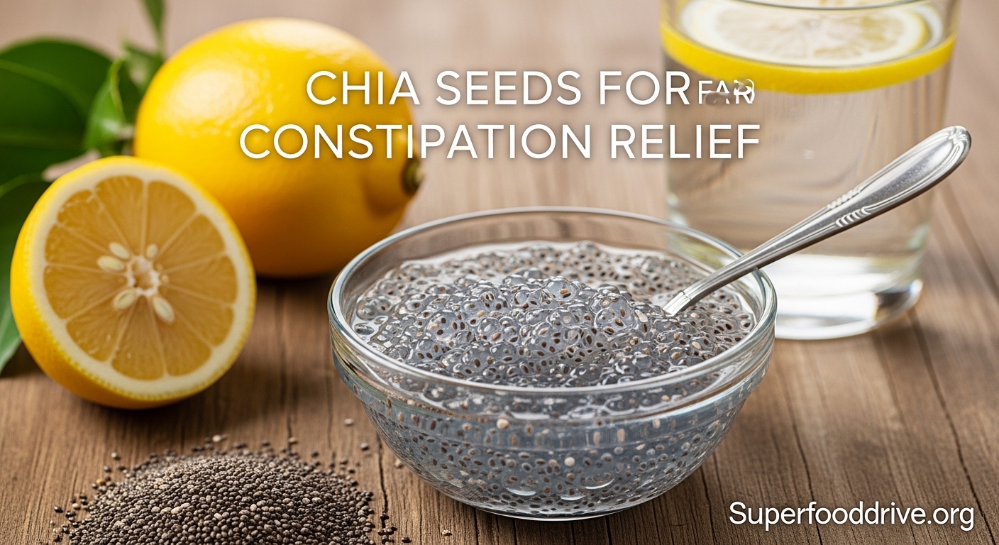 Chia Seeds for Constipation Relief
