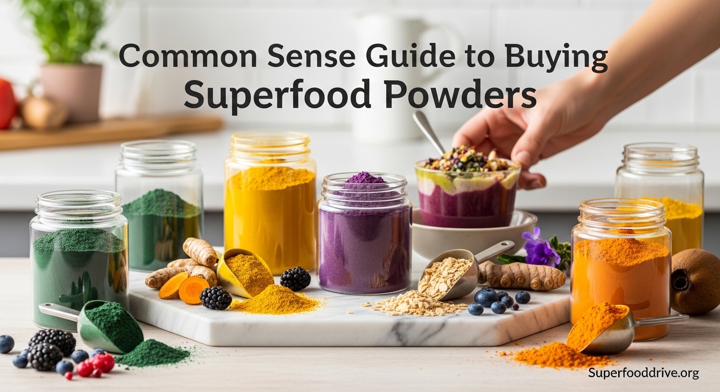 Common Sense Guide to Buying Superfood Powders