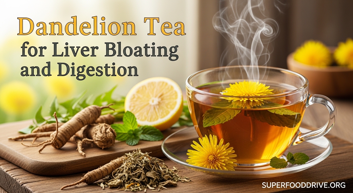 Dandelion Tea for Liver Bloating and Digestion