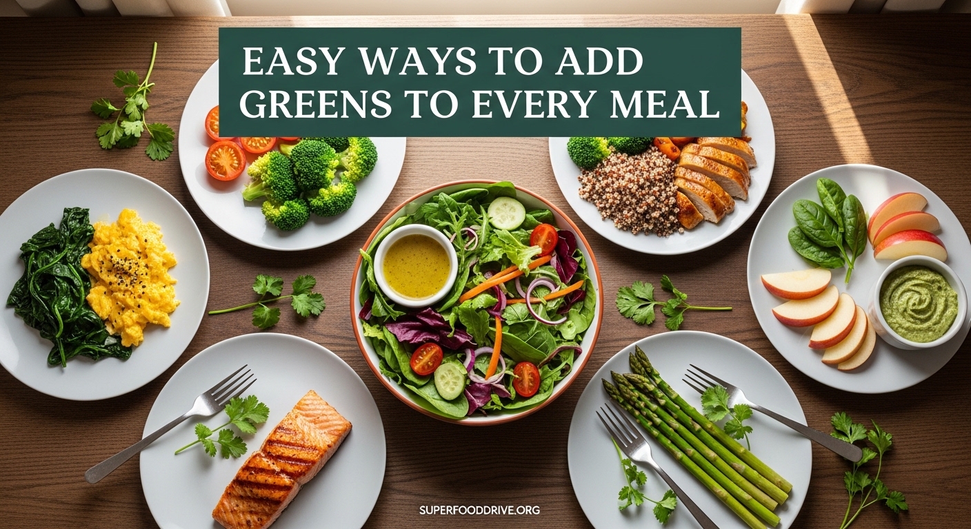 Easy Ways to Add Greens to Every Meal