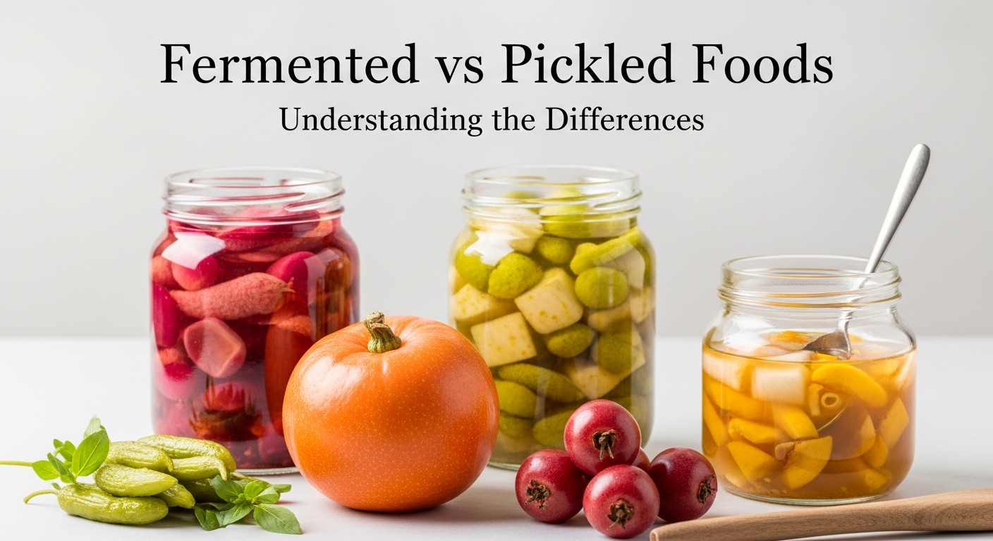Fermented vs Pickled Foods