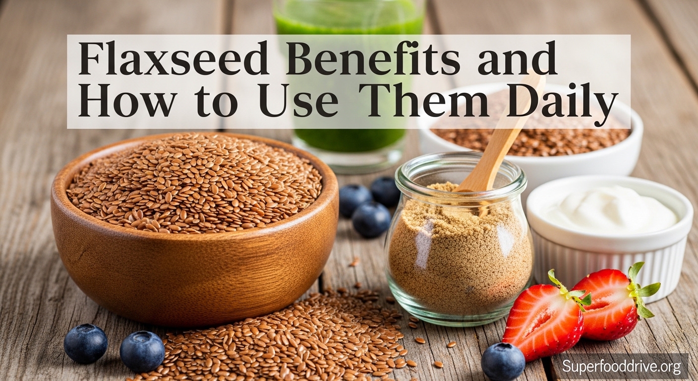 Flaxseed Benefits and How to Use Them Daily