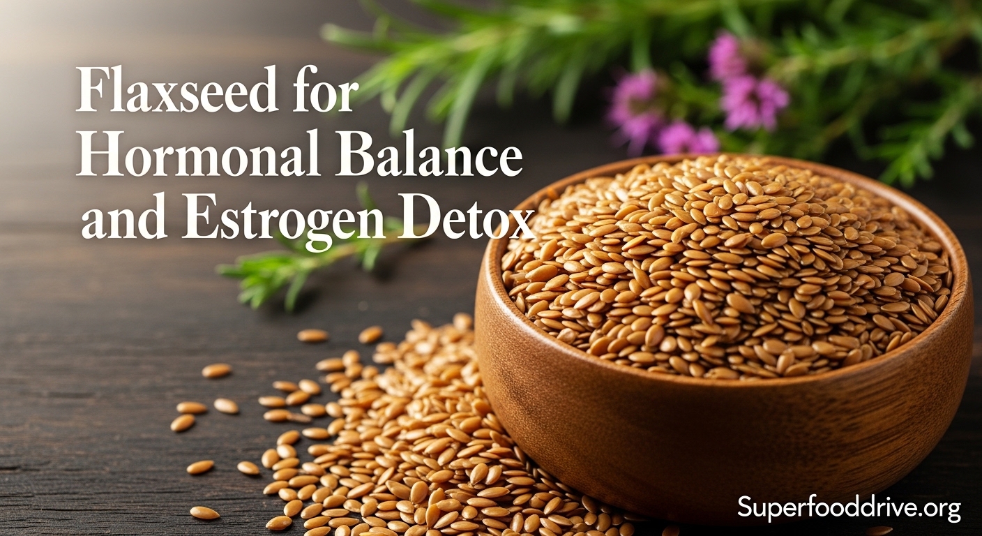 Flaxseed for Hormonal Balance and Estrogen Detox