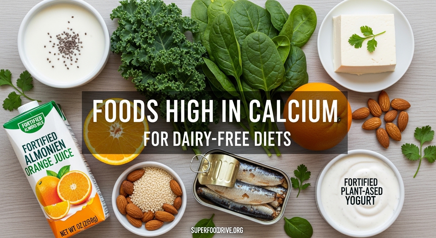 Foods High in Calcium for Dairy-Free Diets
