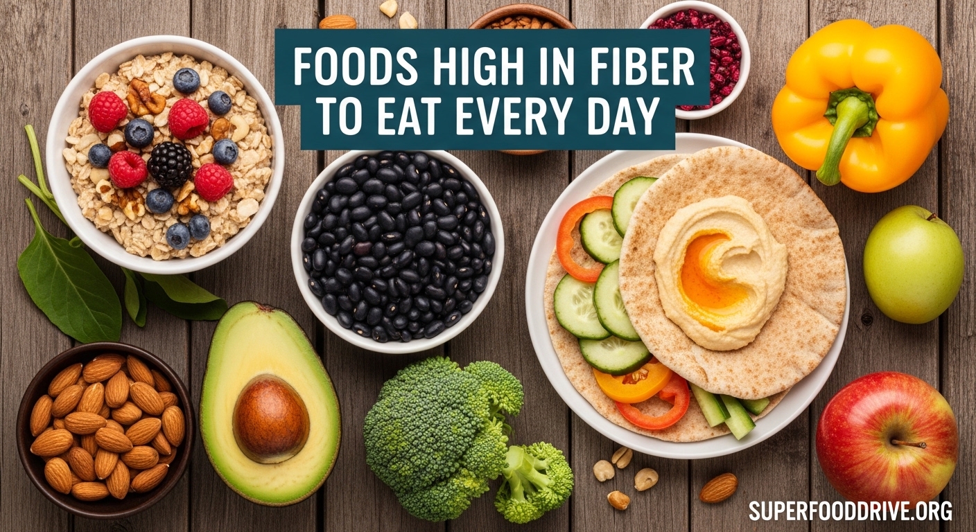 Foods High in Fiber to Eat Every Day