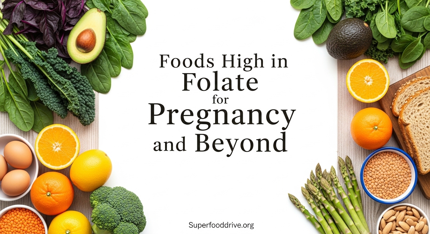 Foods High in Folate for Pregnancy and Beyond