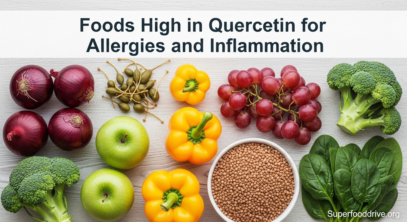 Foods High in Quercetin for Allergies and Inflammation