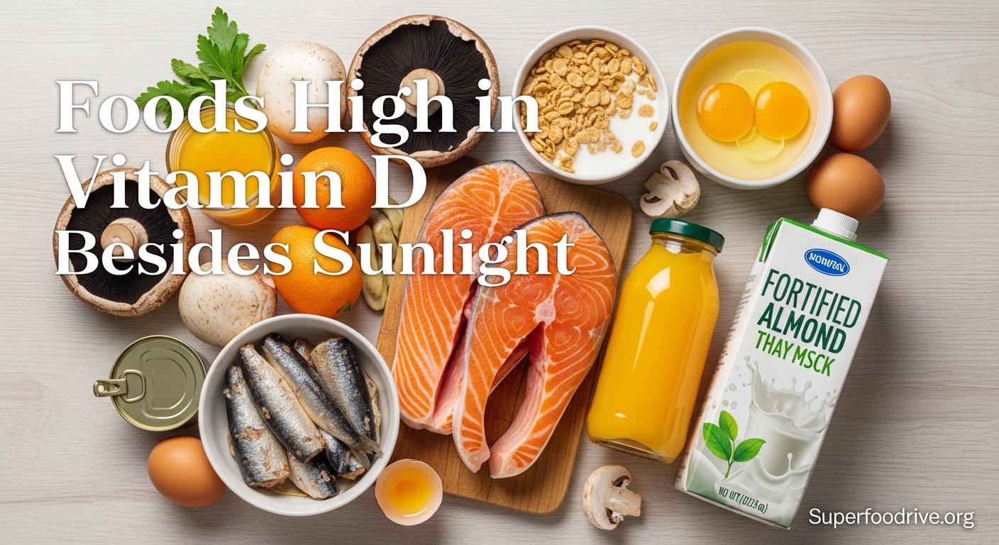 Foods High in Vitamin D Besides Sunlight