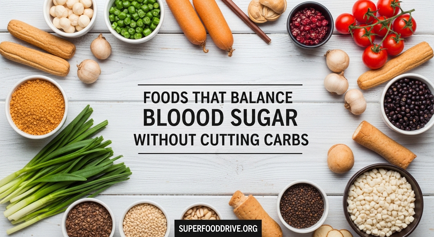Foods That Balance Blood Sugar Without Cutting Carbs