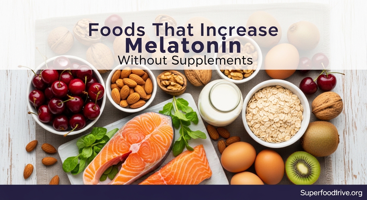 Foods That Increase Melatonin Without Supplements