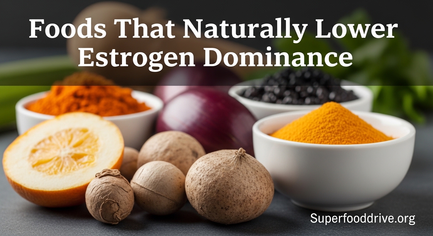 Foods That Naturally Lower Estrogen Dominance