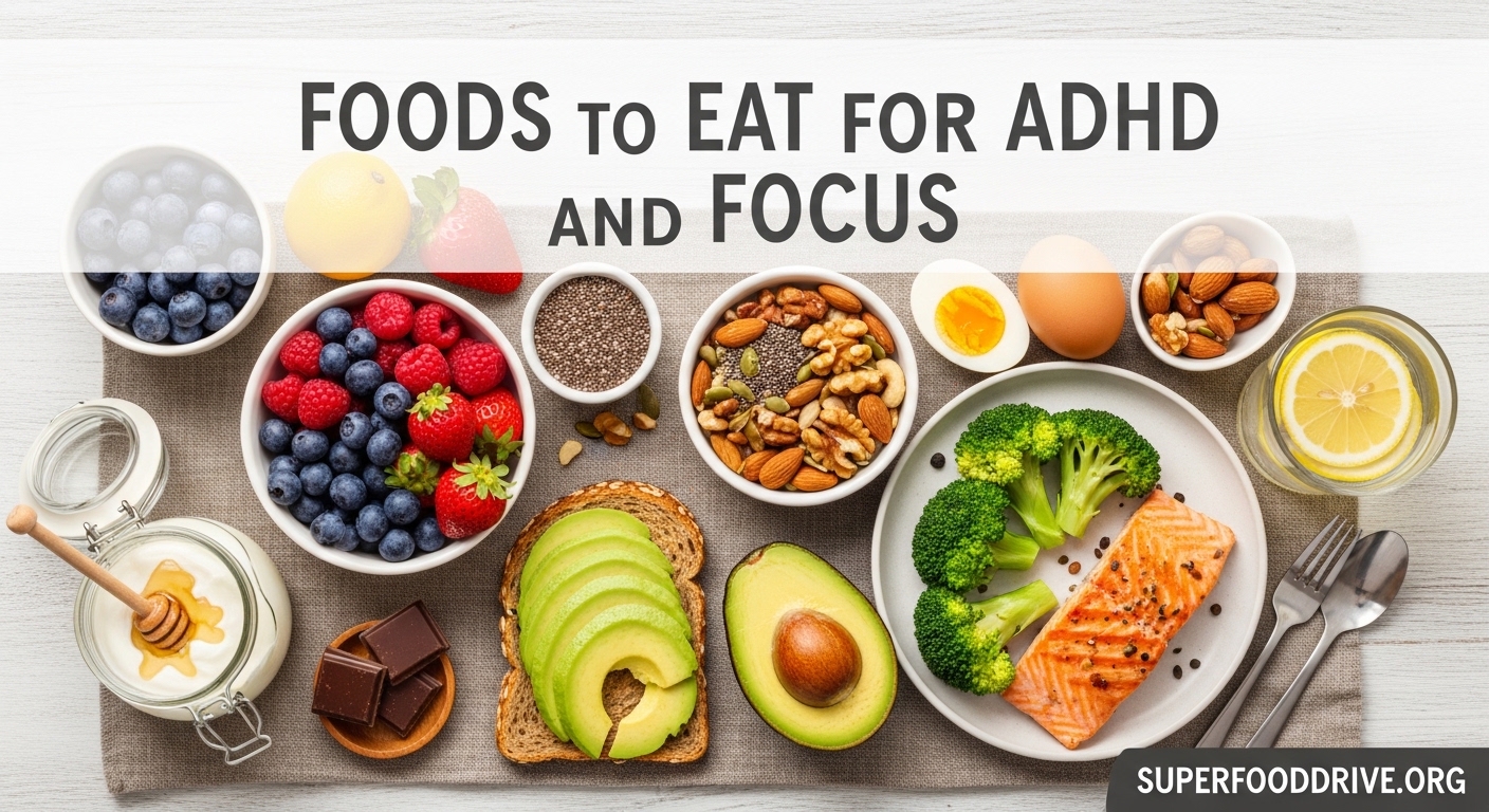 Foods to Eat for ADHD and Focus