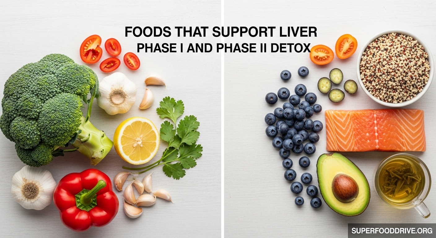 Foods That Support Liver Phase I and Phase II Detox