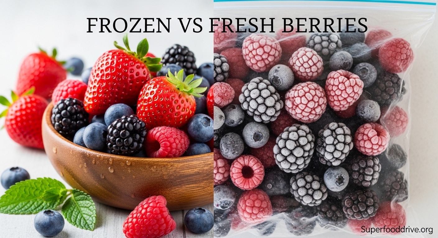 Frozen vs Fresh Berries