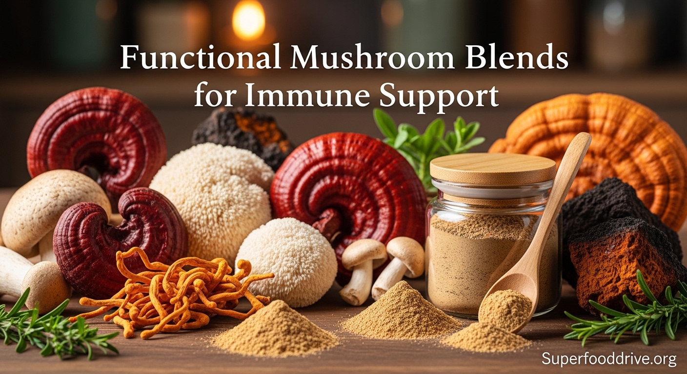 Functional Mushroom Blends for Immune Support