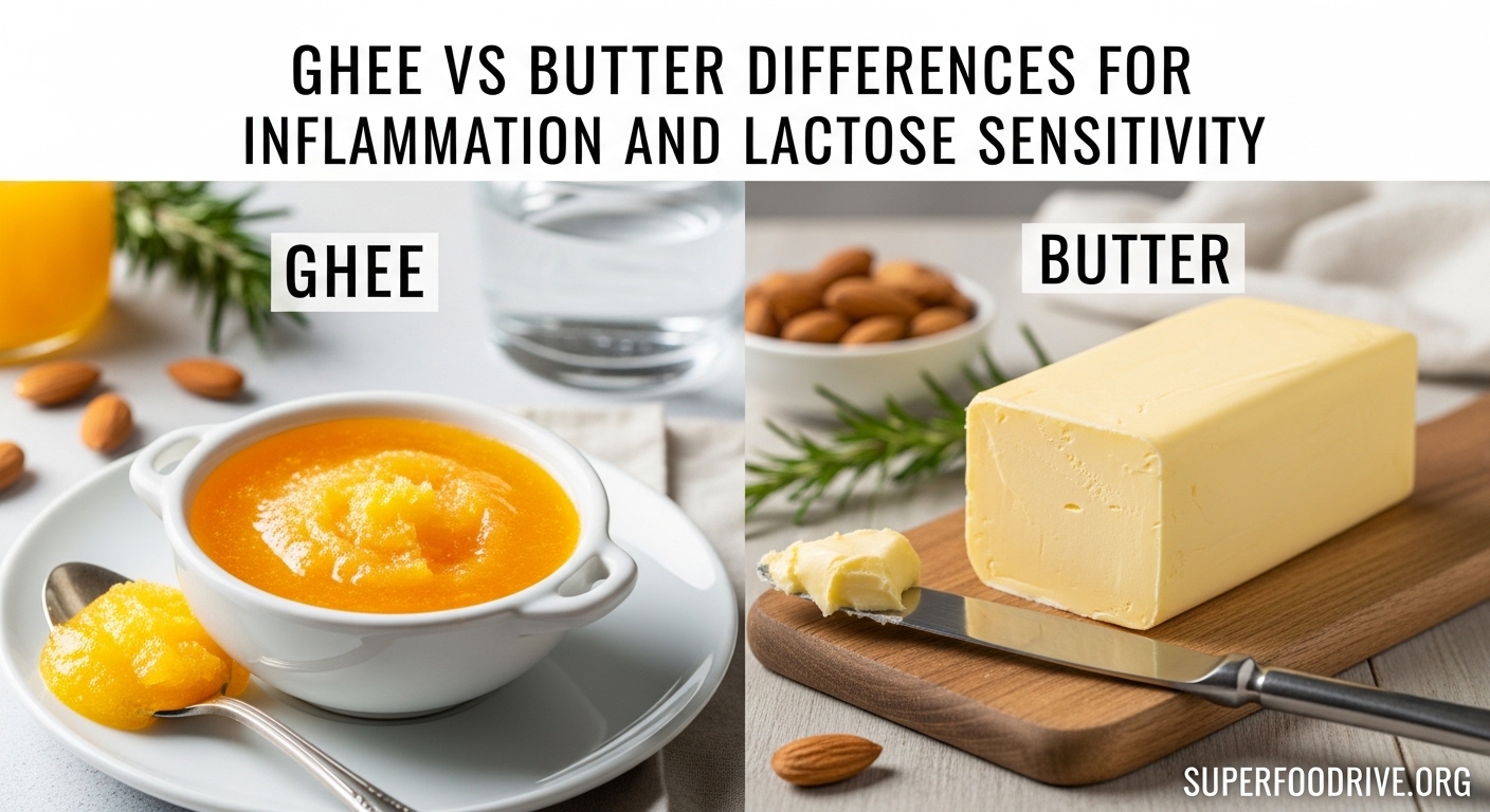 Ghee vs Butter Differences for Inflammation and Lactose Sensitivity
