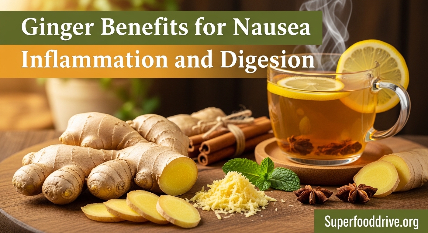 Ginger Benefits for Nausea Inflammation and Digestion