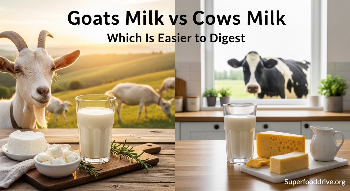 Goats Milk vs Cows Milk Which Is Easier to Digest