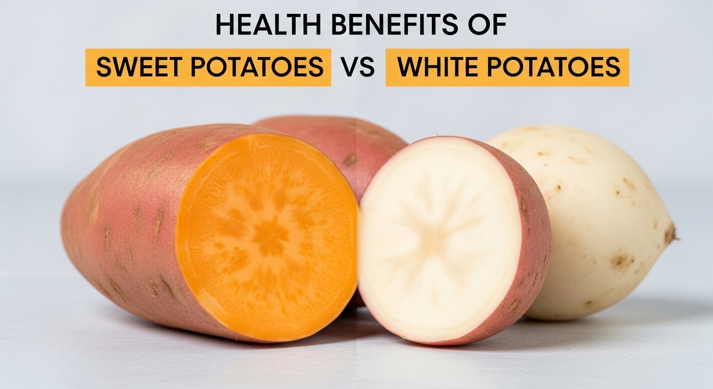 Health Benefits of Sweet Potatoes vs White Potatoes