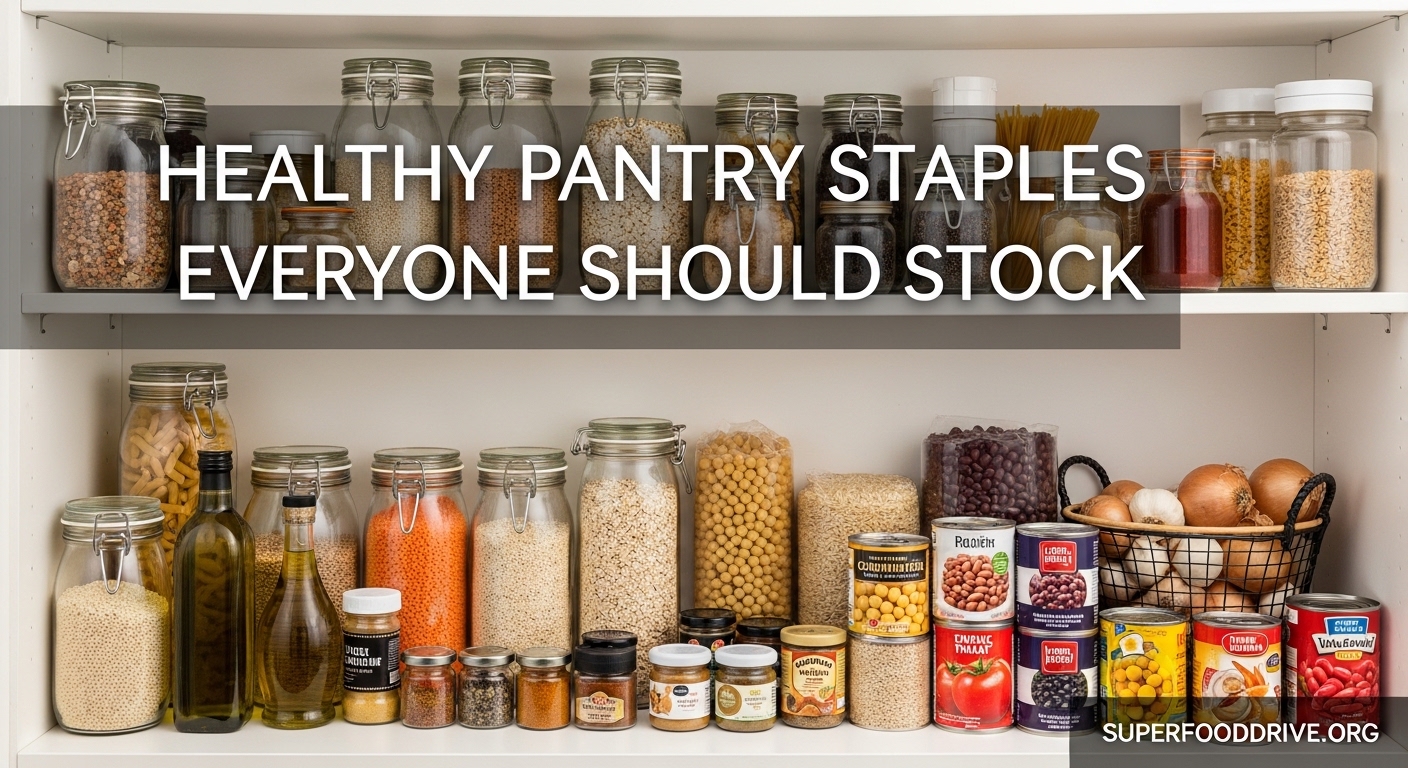 Healthy Pantry Staples Everyone Should Stock