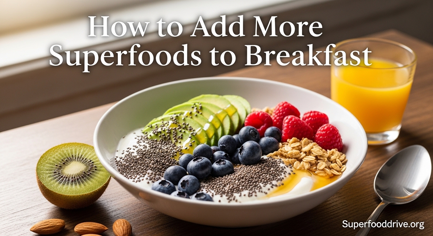 How to Add More Superfoods to Breakfast