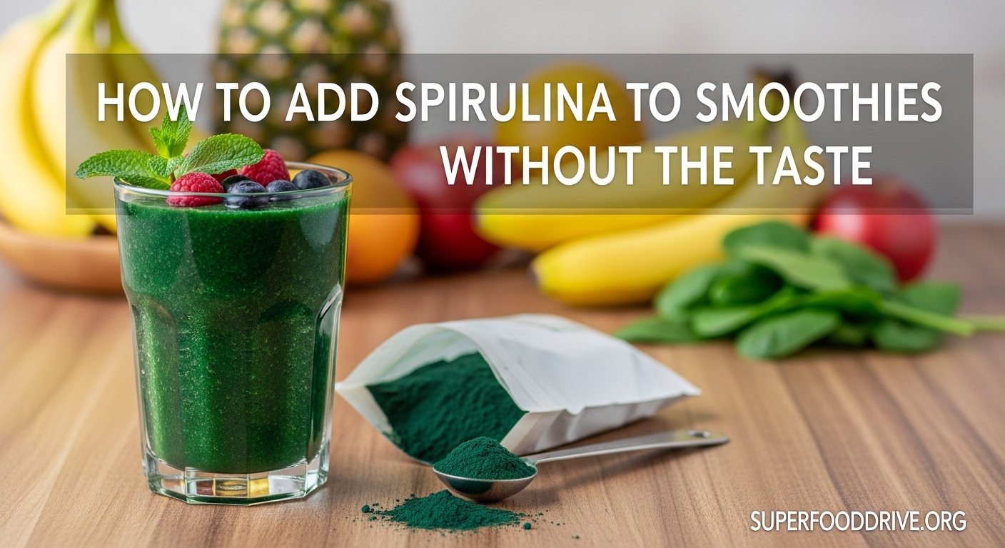 How to Add Spirulina to Smoothies Without the Taste