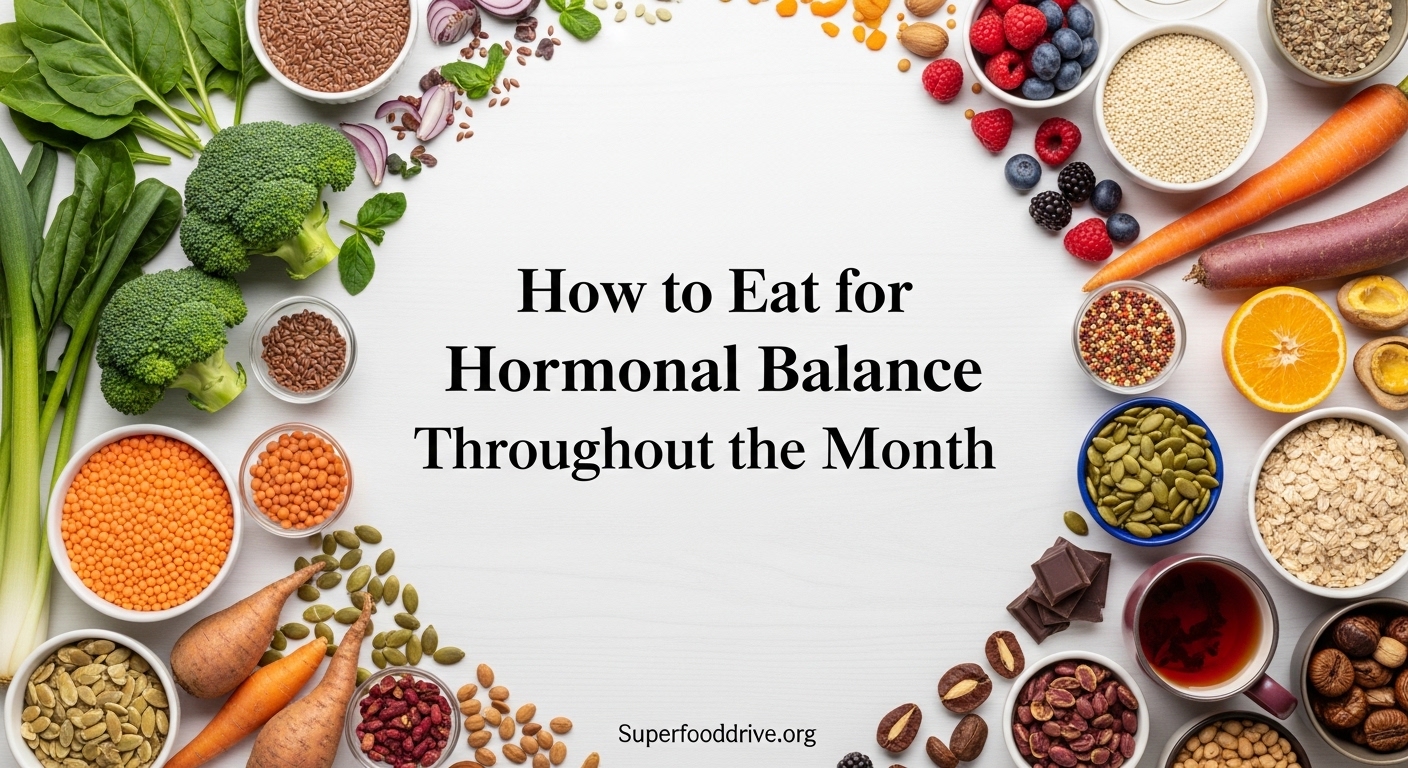 How to Eat for Hormonal Balance Throughout the Month