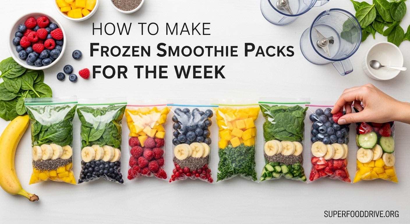 How to Make Frozen Smoothie Packs for the Week