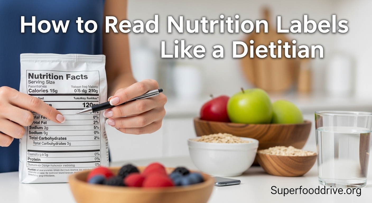 How to Read Nutrition Labels Like a Dietitian
