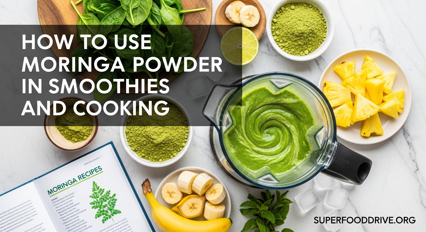How to Use Moringa Powder in Smoothies and Cooking