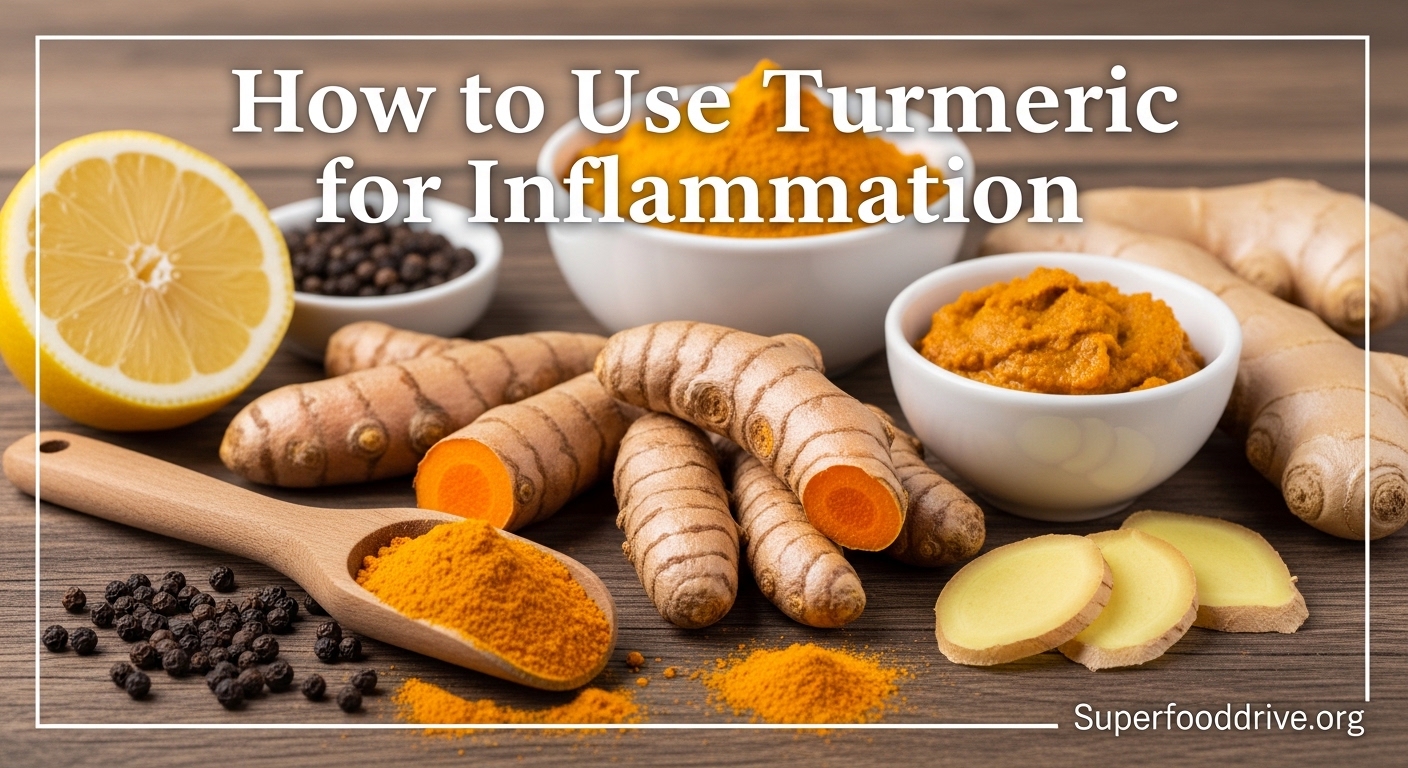 How to Use Turmeric for Inflammation