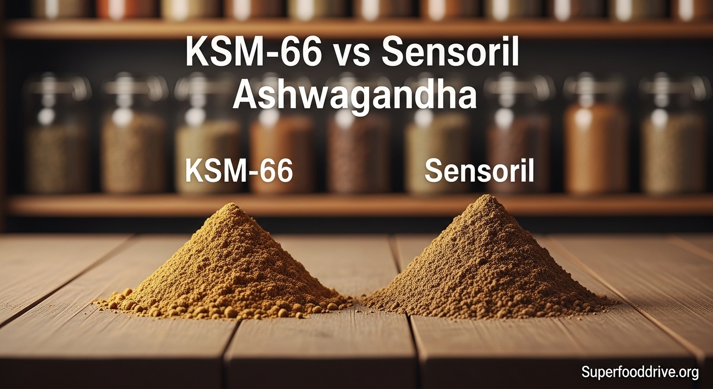 KSM-66 vs Sensoril Ashwagandha