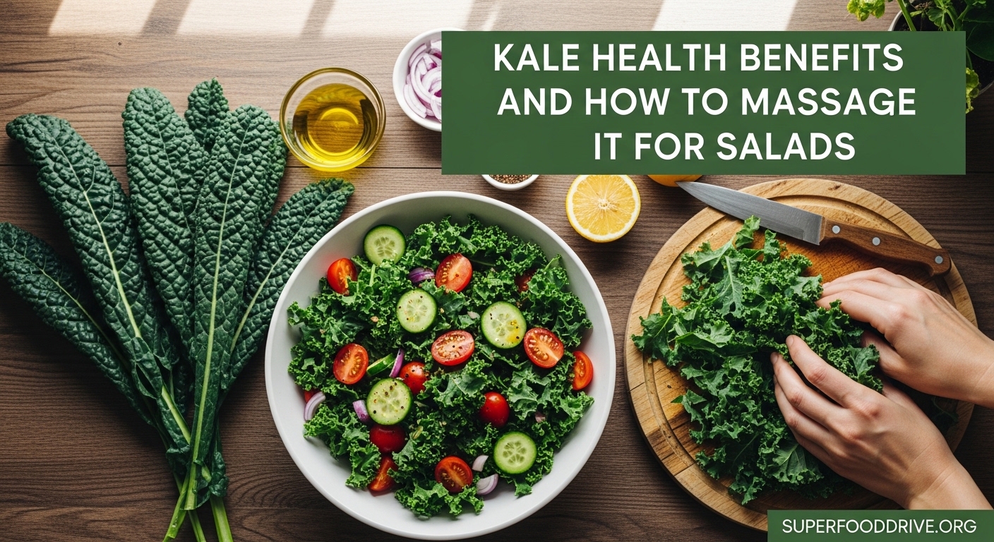 Kale Health Benefits and How to Massage It for Salads