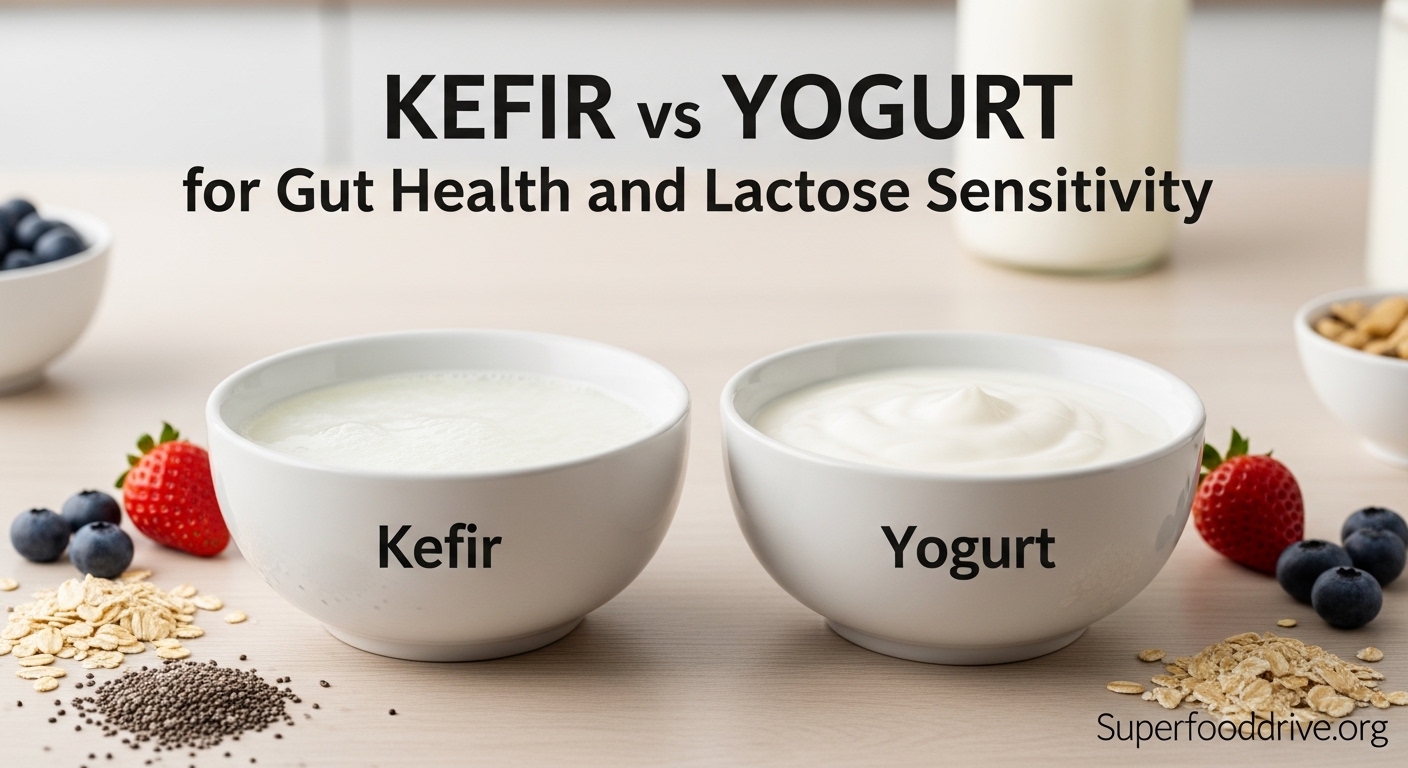 Kefir vs Yogurt for Gut Health and Lactose Sensitivity