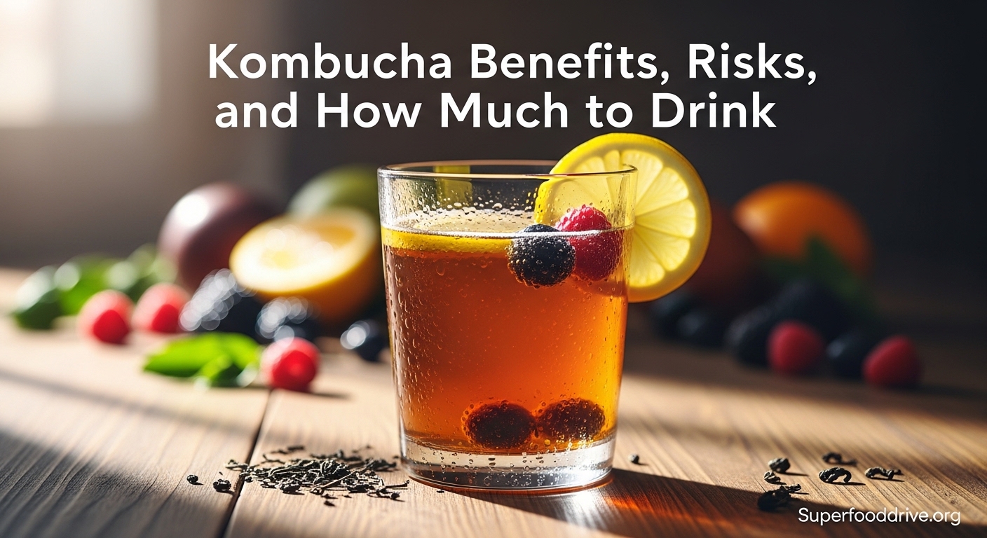 Kombucha Benefits, Risks, and How Much to Drink